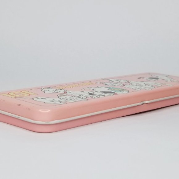 Vintage 101 Dalmatians Tin Pencil Case 90s Kid Nostalgia Walt Disney - Picture 6 of 7